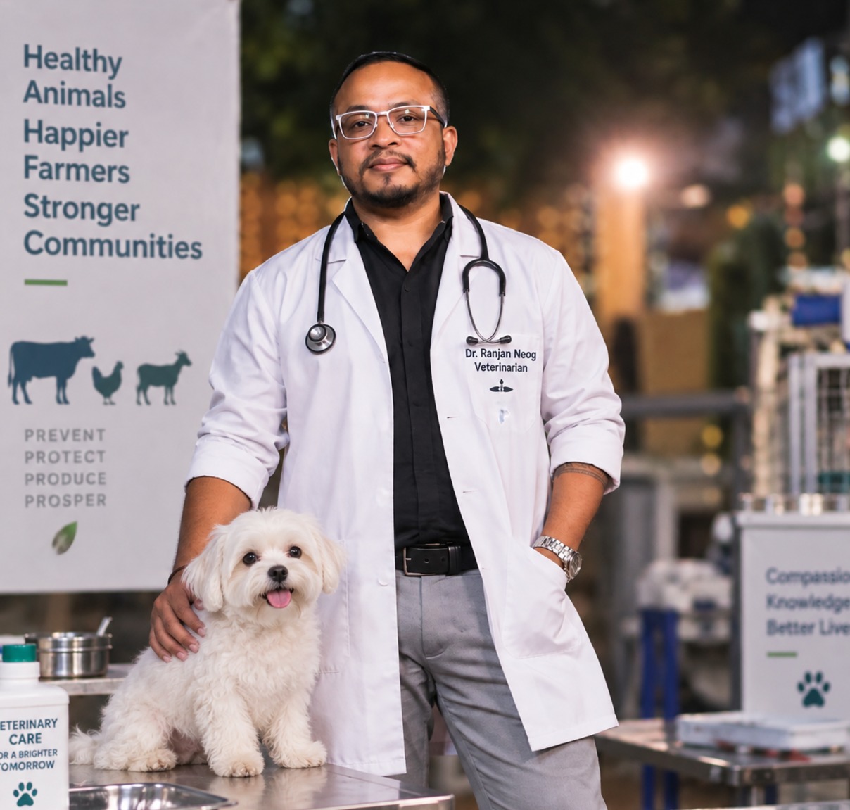 Dr. Ranjan Neog of Urban Veterinary Clinic