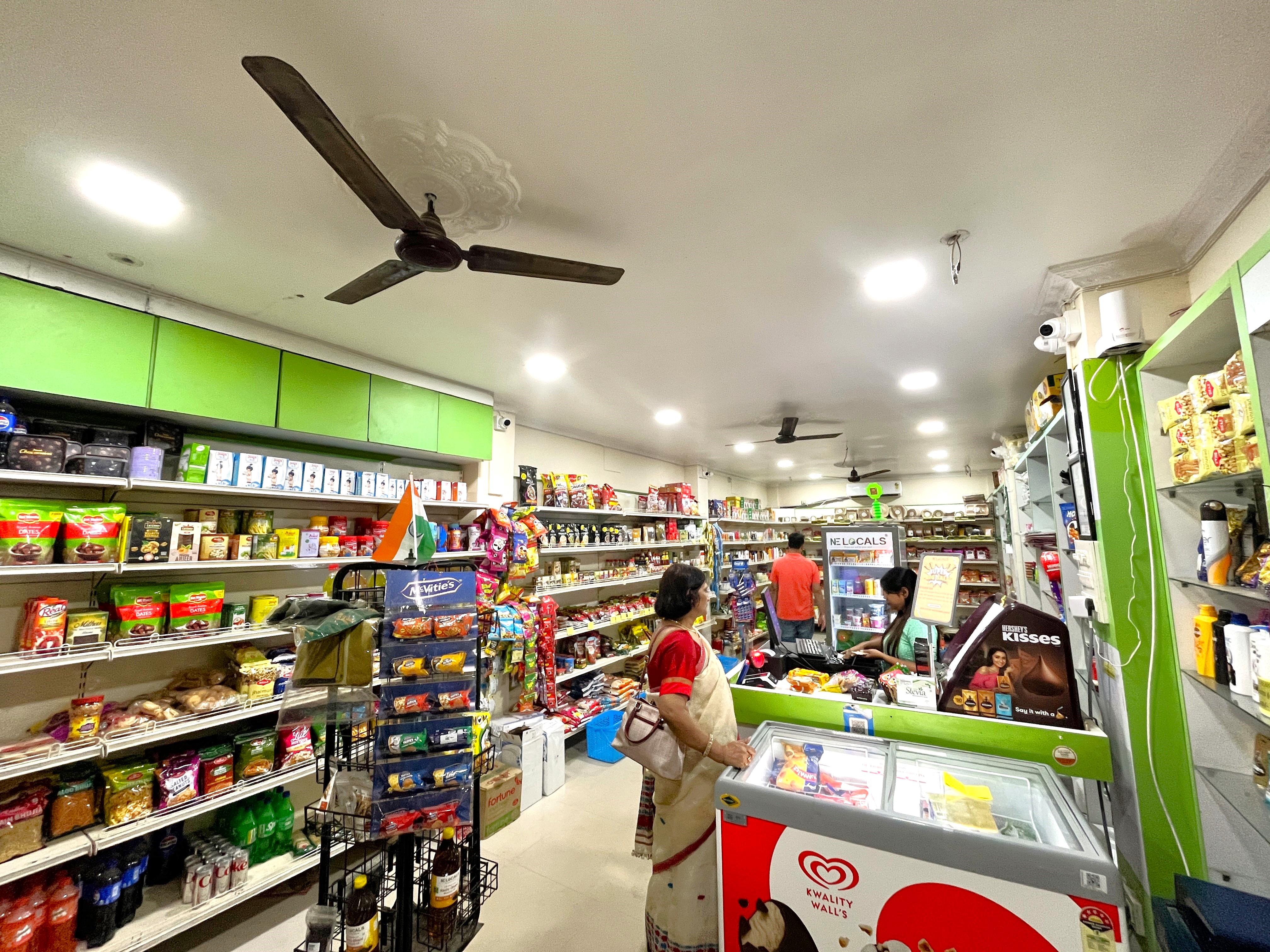 Spices & staples display